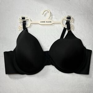 Anne Klein Women’s Classic Seamless Black Bra 42D